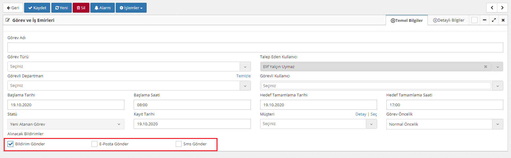 görev ve iş yönetimi 4